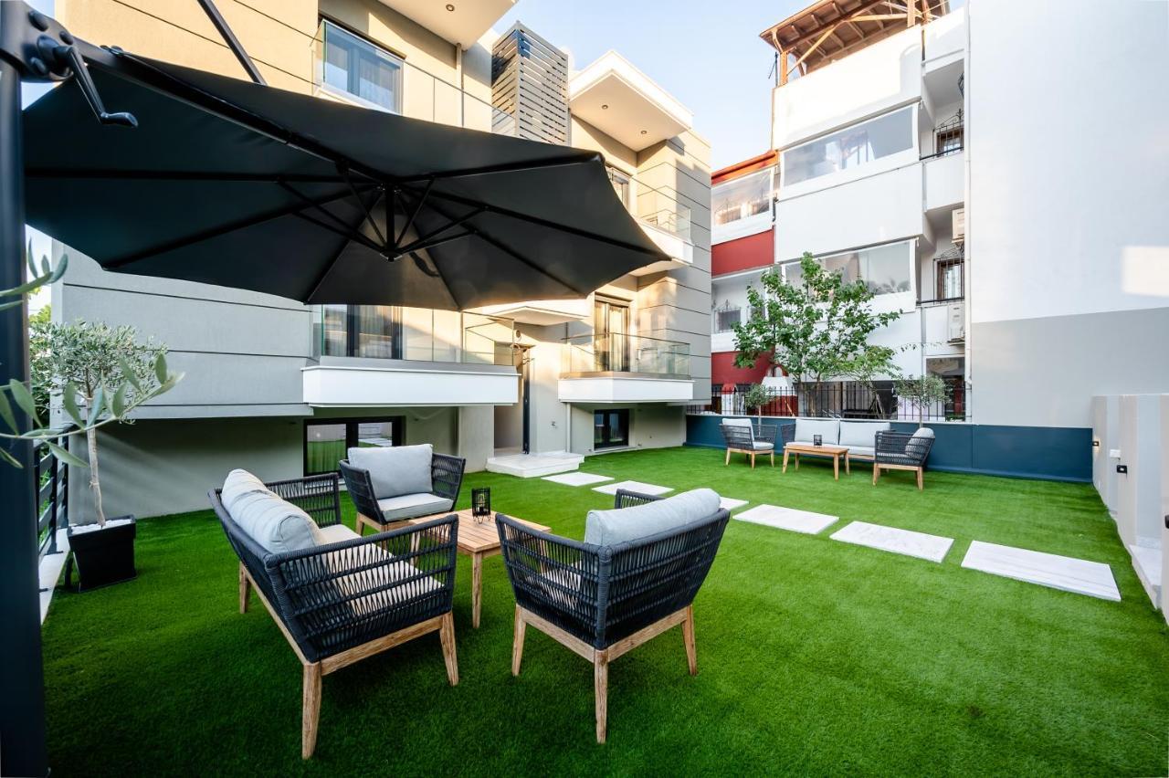 Blue Wave Luxury Suites Nea Iraklitsa Ngoại thất bức ảnh